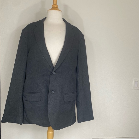 NWOT NEW Bluffworks Men's Gotham Gray Classic Fit Gramercy Blazer Size 44R - Picture 1 of 16
